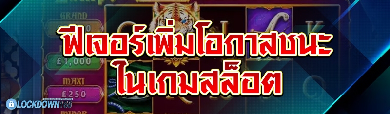 ฟีเจอร์เพิ่มโอกาสชนะ ในเกมสล็อต